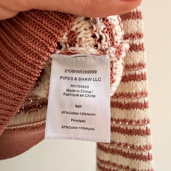 Veronica beard bisa striped cotton sweater - Picture 4 of 5